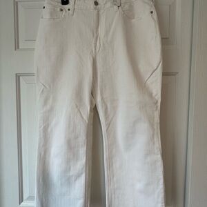 J. Crew Ivory Flare Jeans